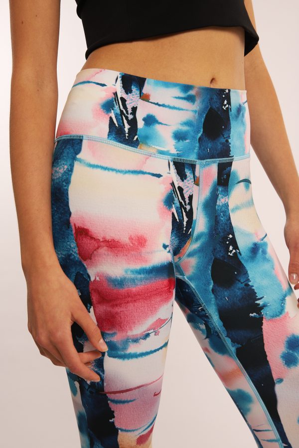 Ethically made sustainable leggings with art